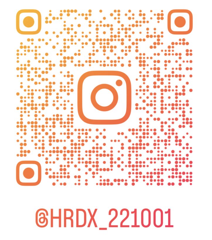 HRDX公式Instagram QRコード